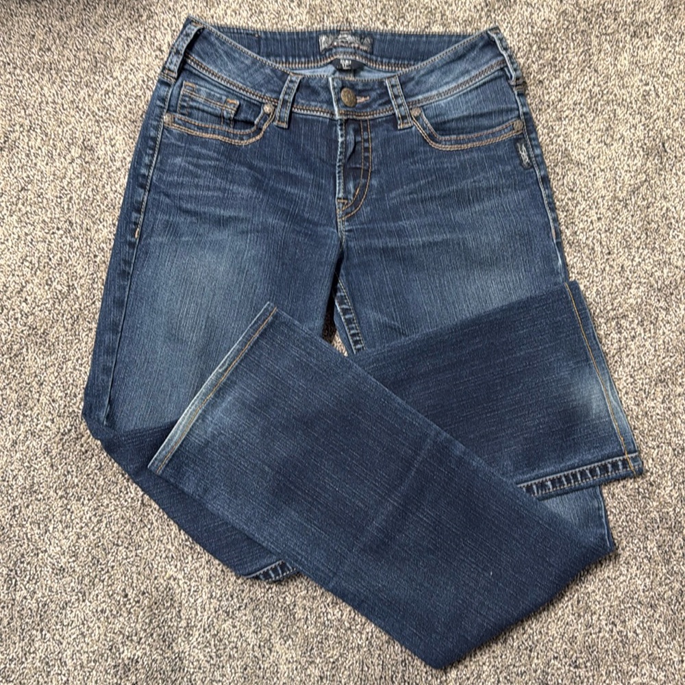 Silver Suki 17” Boot Cut Jeans, 29/31”
